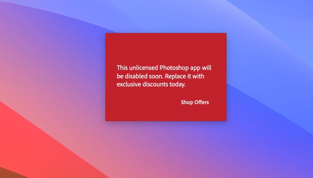 adobe解决办法This unlicensed Photoshop app has been disabled-Mac综合交流论坛-综合交流-Mac软件免费下载-Mac良选