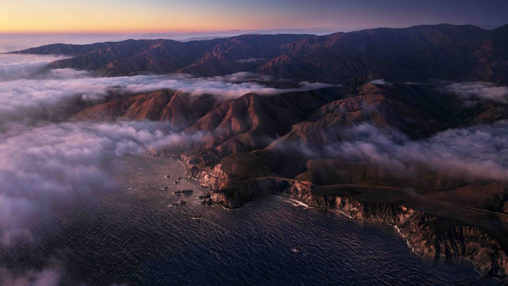 macos-big-sur-5120×2880-黄昏-山脉-云海风景壁纸-Mac软件免费下载-Mac良选